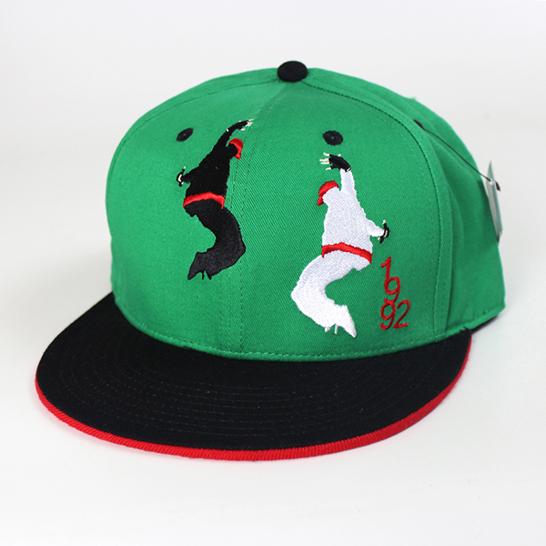 الجملة الخضراء snapback قبعة underbrim