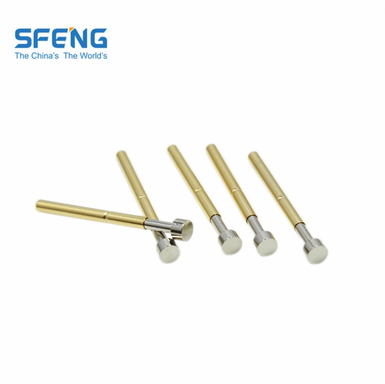 100PCS Spring Test Contact Probes Brass Round Head Pogo Pins
