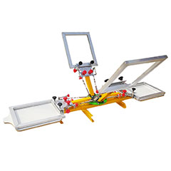 Screen Printing Machine with Micro Registration Device