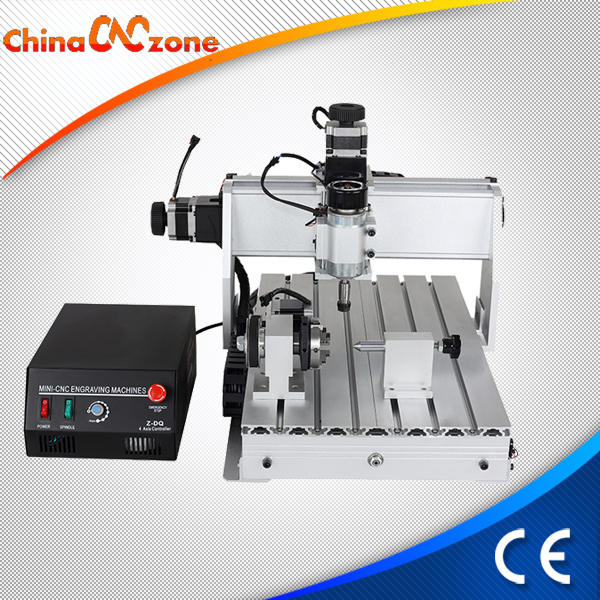ChinaCNCzone CNC 3040 4 Axis Benchtop CNC Router Machine For Milling with 230W DC Spindle