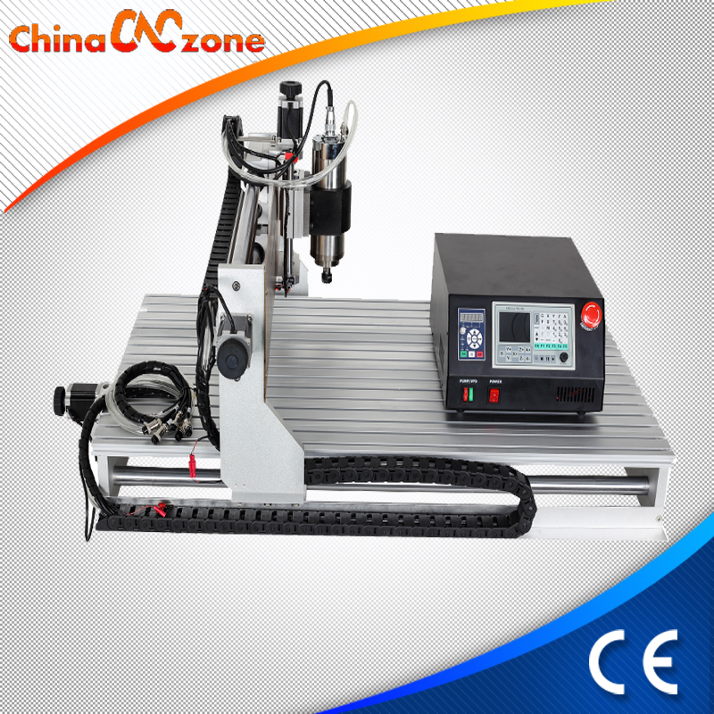 CNC 6090 Mini CNC máquina de gravura 3 Axis com DSP Controller e 2200W Spindle