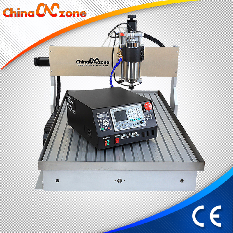 ChinaCNCzone nieuwe DSP CNC 6090 3 as 4 as Mini CNC Router met 1500W/2200W spindel en Water koel systeem Z as 150mm