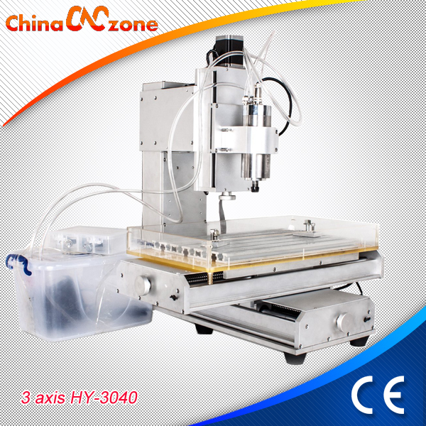 ChinaCNCzone HY-3040 3 축, 4 축, 선택을위한 5 축 미니 CNC 라우터 알루미늄