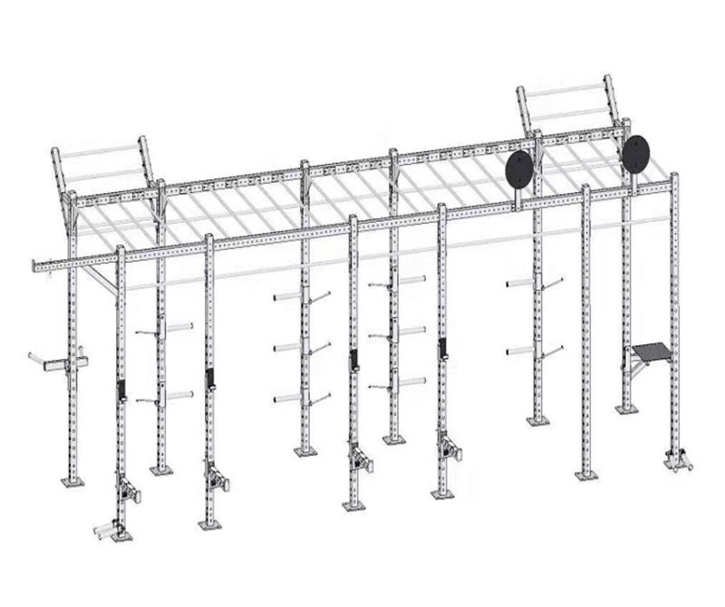 China CF Rig And Rack With Accessories Free Standing Chin Up Squat Training Rack Wholesale Supplier