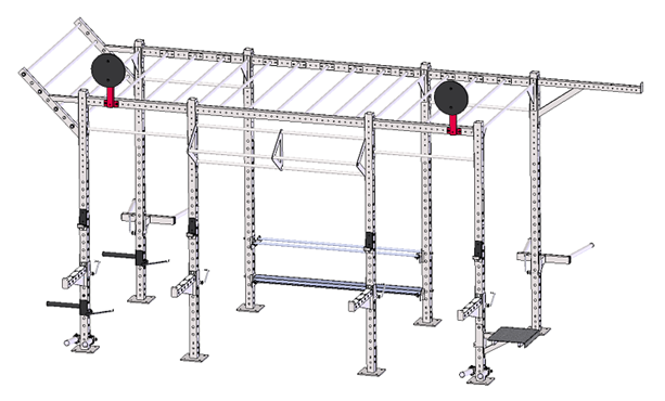 China CF rack with accessories supplier