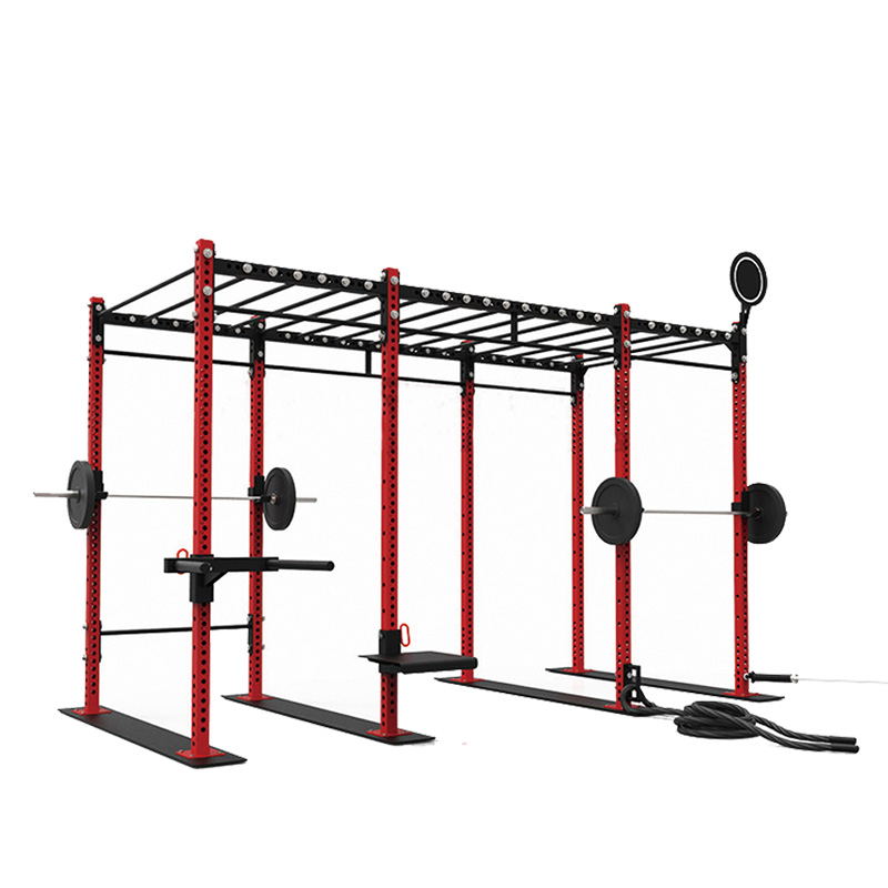 Functional Multi Grip Free Standing Rigs Power Rack With Lat Row And Cable Crossover Pull Up Rig And Rack System Fitness CF