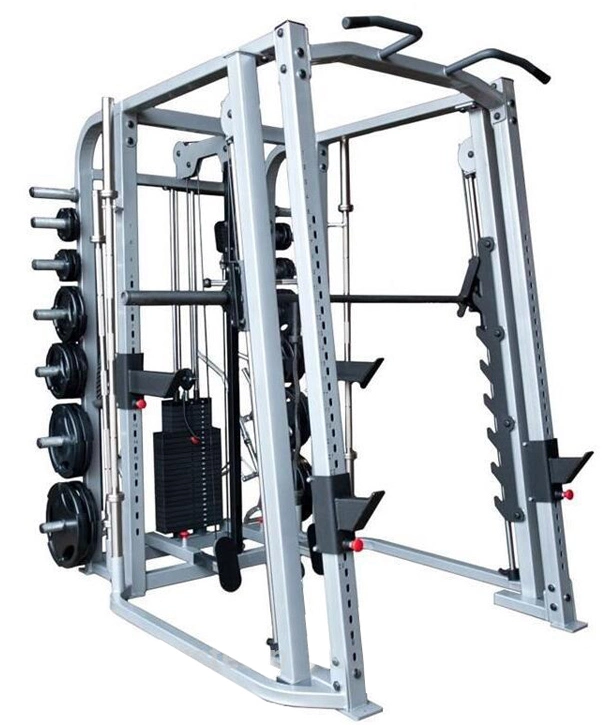 Gym 10 Barbell Bars Stand Storage Rack Adjustable Squat Rack