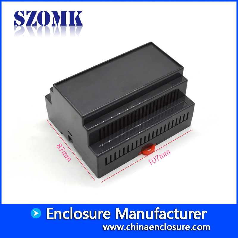 SZOMKの人気製品DINレールPLCジャンクションボックスAK-DR-04C 107 * 87 * 59 mm