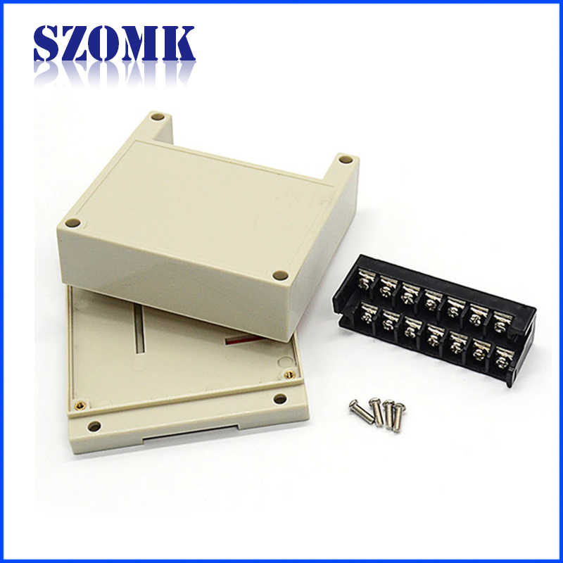 115 * 90 * 40mm SZOMK Productos Electrónicos Din Rail Box Caja Plástica / AK-P-02a