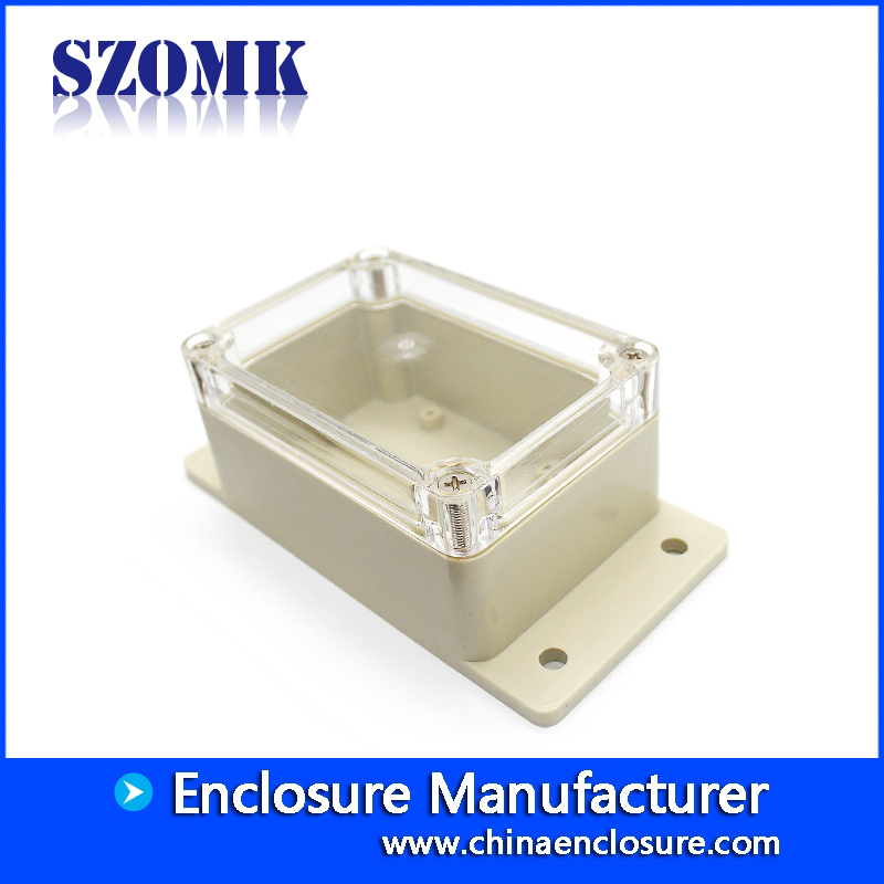 138 * 68 * 50 milímetros de venda quente caixa de plástico impermeável szomk eletrônica tampa transparente shell controlador de caixa de instrumento PCB FT14