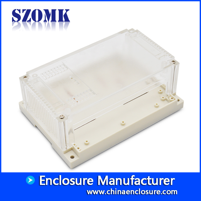 155X110X60mm plastic din rail plc enclosure insudtrial electrinic enclosure box from china supplier
