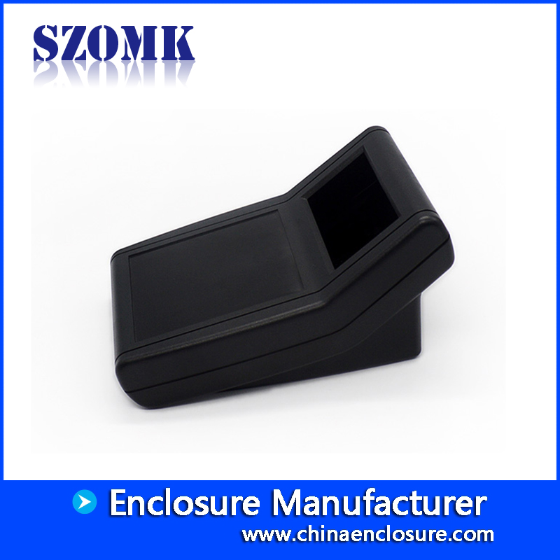 156 * 114 * 79mm SZOMK LCD 플라스틱 인클로저 하우징 제어 박스 전자 장치 용 데스크탑 인스트루먼트 하우징