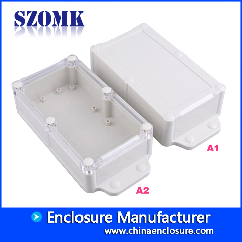 200 * 94 * 45ミリメートルSZOMK白プラスチック製デバイスボックス電気ケースアウトレットエンクロージャ防水電子機器キャビネットエンクロージャボックス/ AK10002-A2