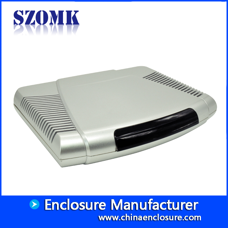 250 * 188 * 40mm ABS 플라스틱 Wifi 라우터 인클로저 네트워크 상자 전자 제품 및 PCB / AK-NW-26
