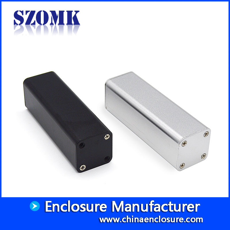 32 * 32 * 100 hochwertige kleine benutzerdefinierte handheld elektronische pcb aluminiumgehäuse kühlkörper extrusion gehäuse
