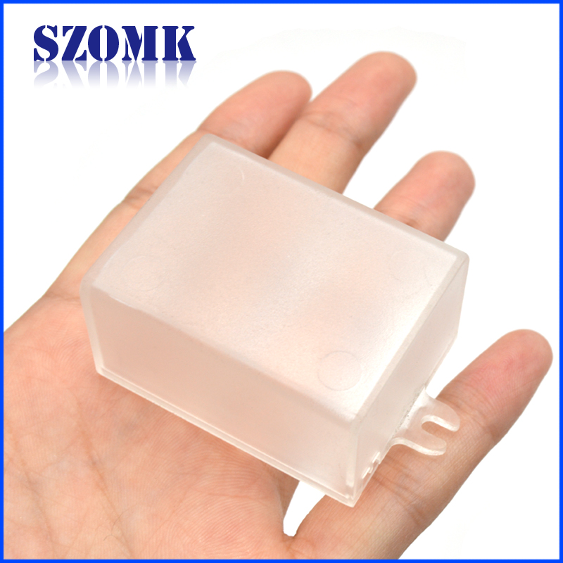 46 * 35 * 24mm Caja de plástico transparente del recinto del conductor de la fuente del LED del color transparente Caja / AK-35