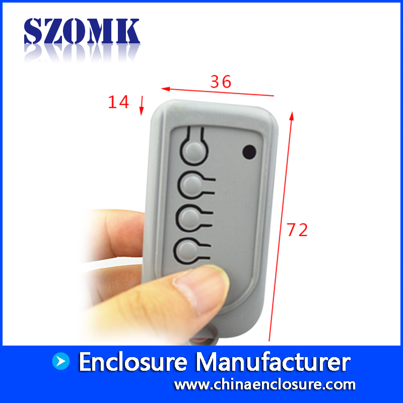 72 * 36 * 14mm Kleine Plastic Handheld Enclosure Boxes Junction elektrische aansluiting / AK-H-12