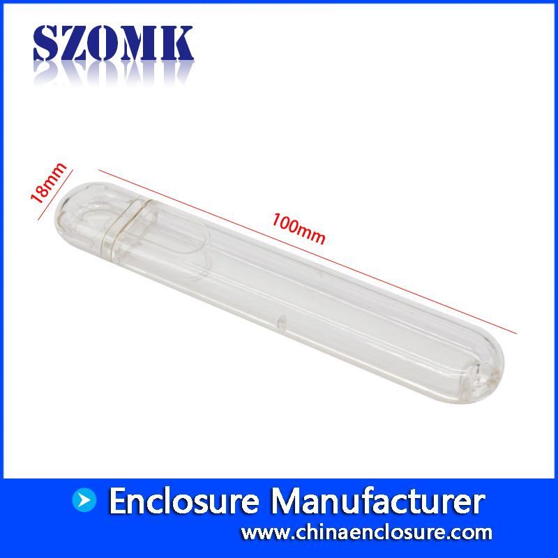8x18x100mm High Quality ABS Plastic Junction Enclosure from SZOMK for usb/AK-N-50