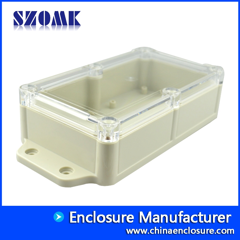 ABS Ip68 waterproof plastic enclosure outdoor electrical junction box AK10002-A2, 200*94*45mm