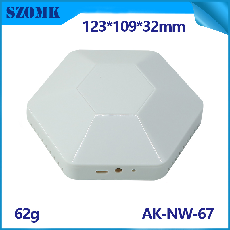 ABS Plastic Enclosure wireless network box App control Custom-made Case Plastic AK-NW--67
