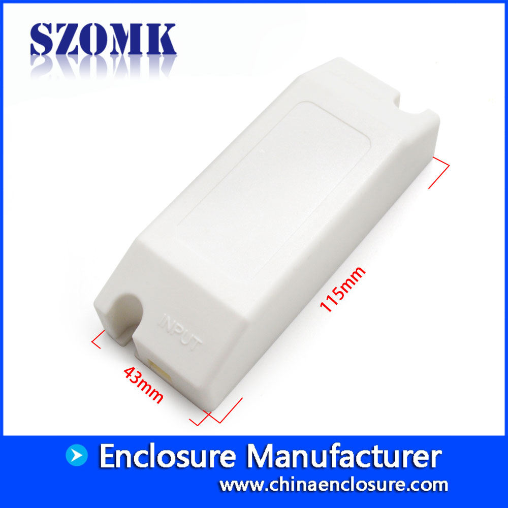 Plástico ABS LED 115 * 43 * 29mm caixa de junção de szomk fábrica