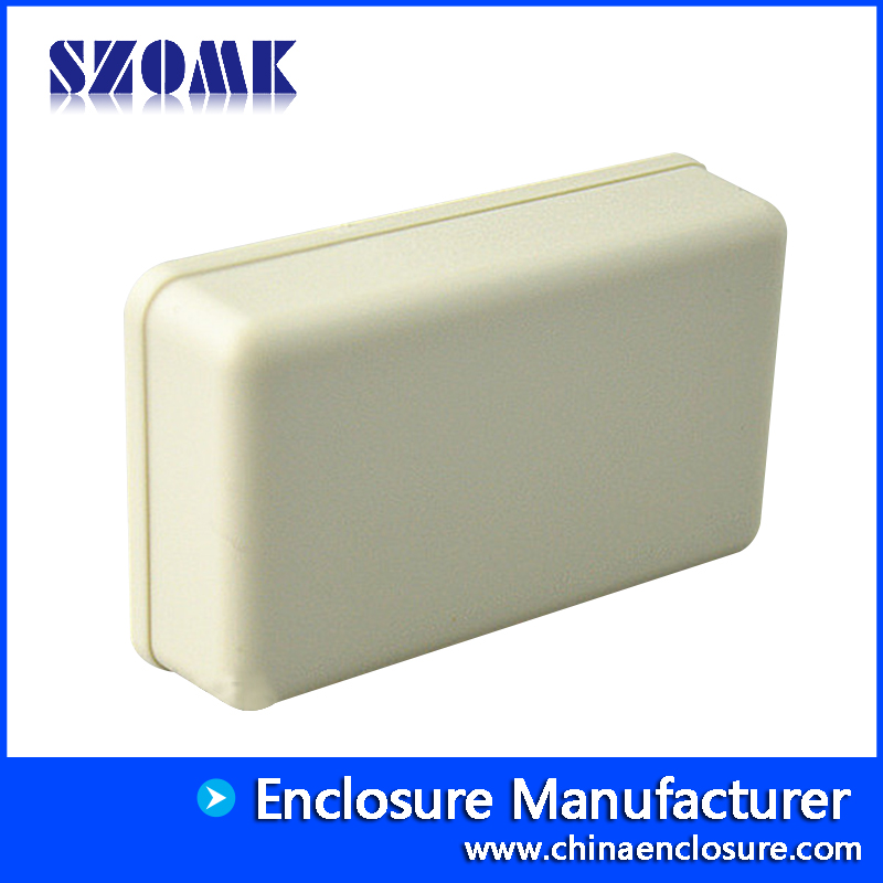 Caixa eletrônica de gabinete plástico ABS pequeno szomk case para PCB AK-S-66 61 * 36 * 15mm