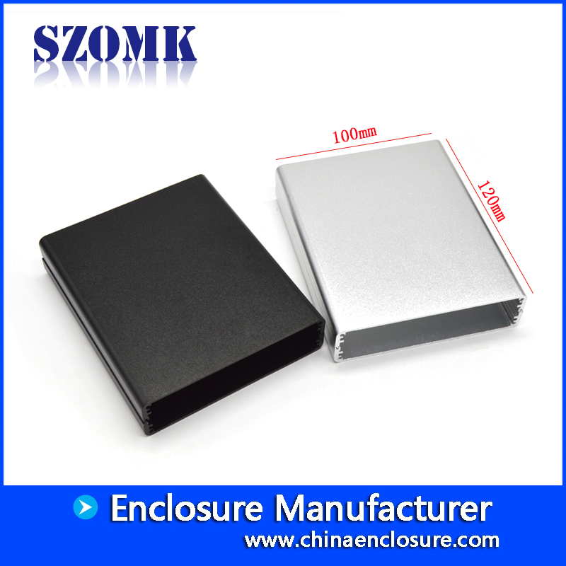 Beautiful small extruded aluminum enclosure boxes for amplifier AK-C-C75 25*63*73mm