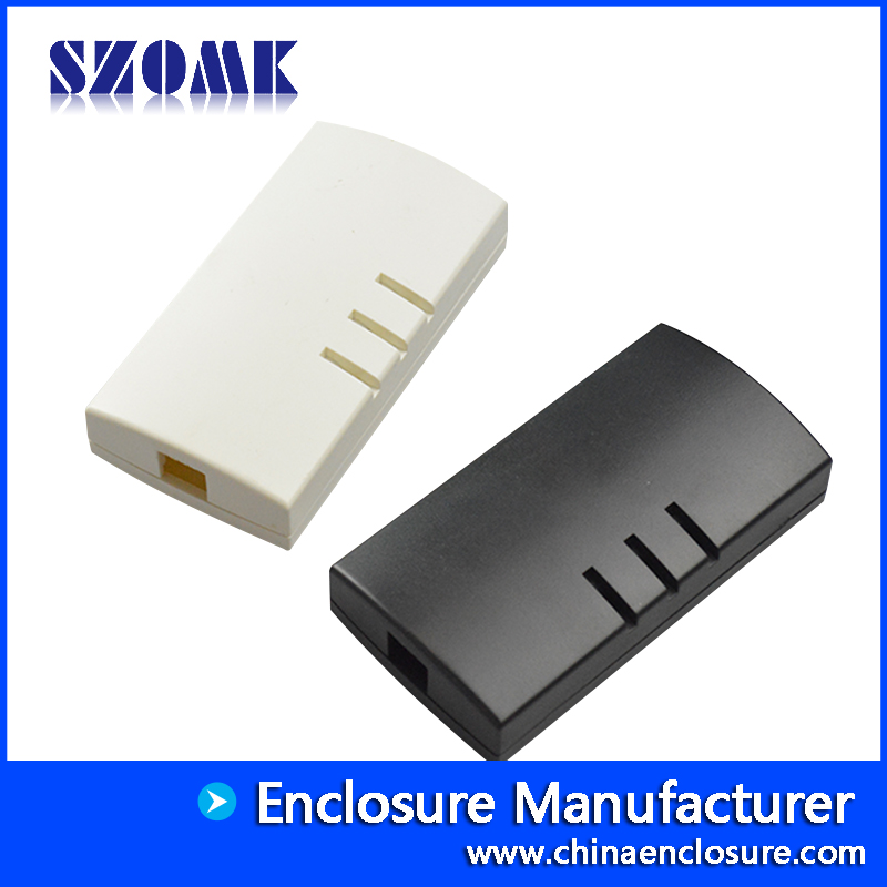 الصين مصنع ABS البلاستيك مربع العلبة USB حالة الإسكان szomk للإلكترونيات AK-N-07 109x56x24mm