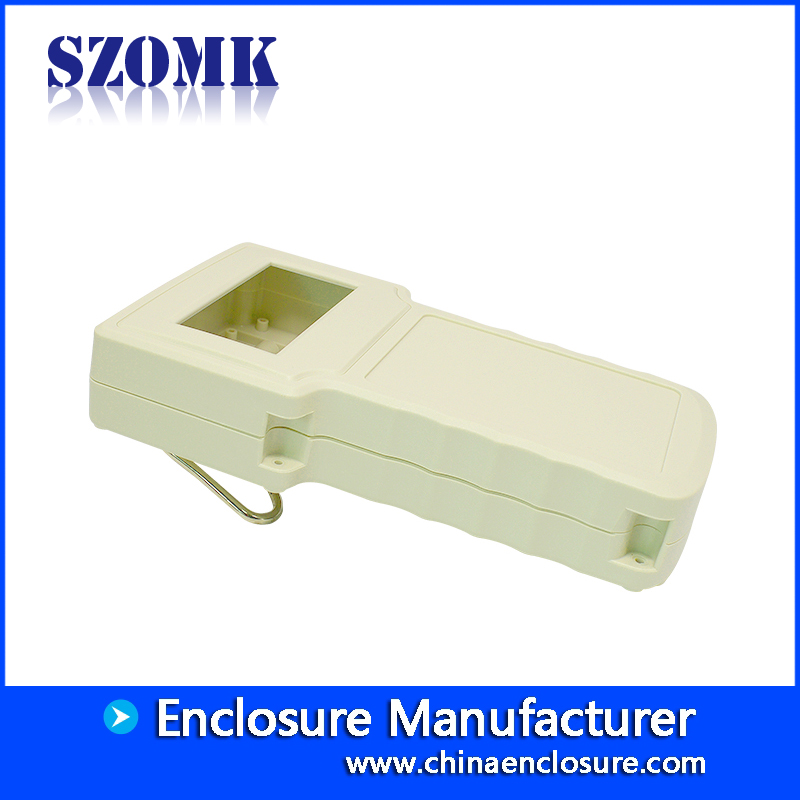 China high quality abs plastic with LCD hole hand held junction enclosure supply/AK-H-04