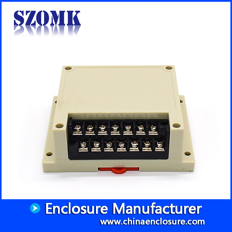 Fabricante y proveedor Bloques de terminales de plástico Caja de riel DIN Caja AK-P-02 115 * 90 * 40 mm