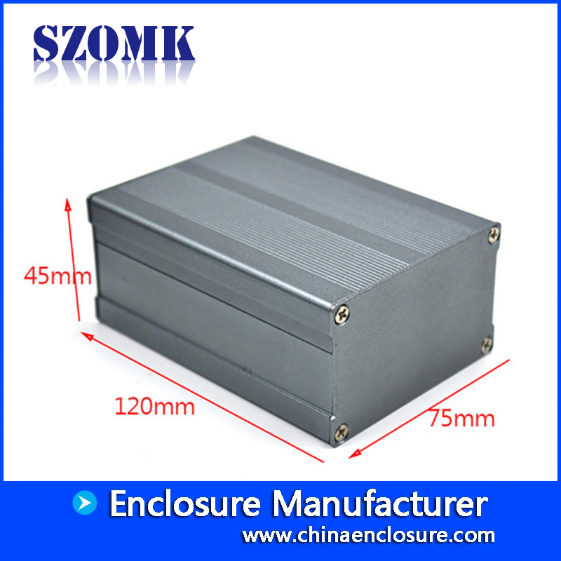 Personalizada de aluminio caja de conexiones pcb carcasa de la caja eléctrica proyecto C9 carcasa separada