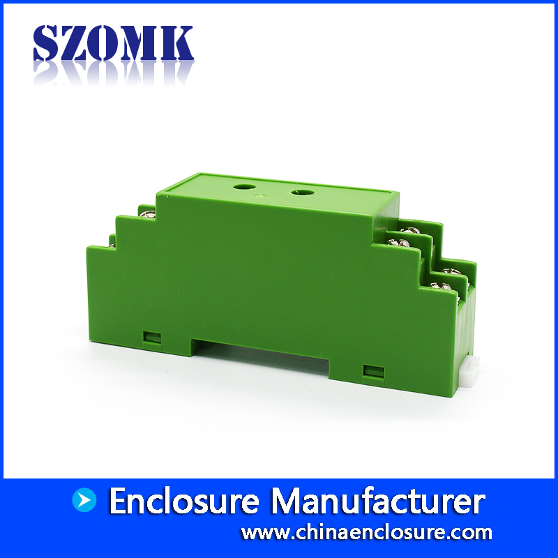 plástico impressão gabinete amplificador gabinete calha DIN personalizado e silk-screen