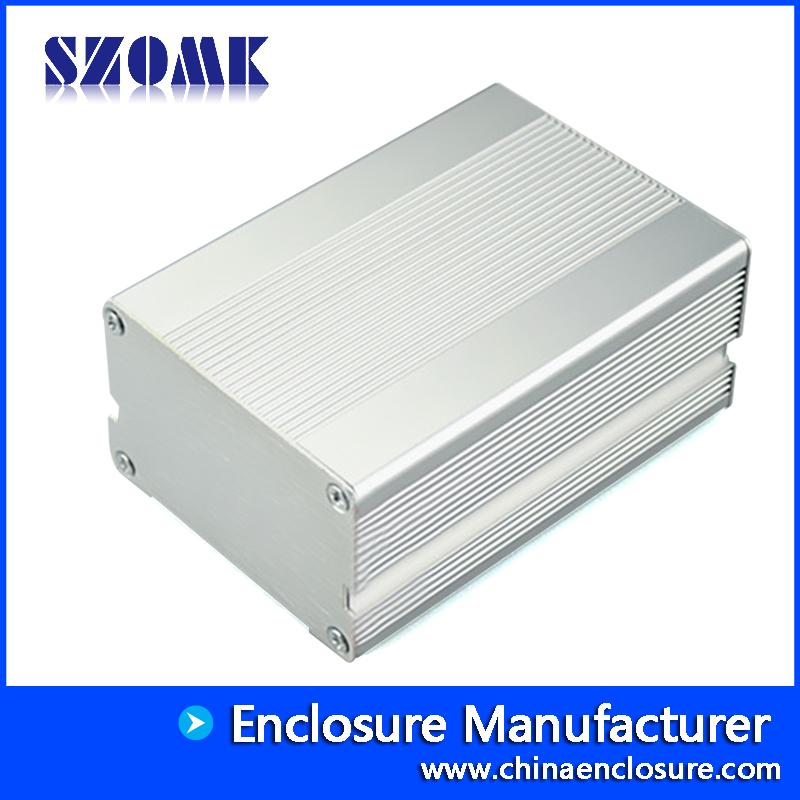 Customized diy aluminum extruded project enclosure and electrical junction box for pcb