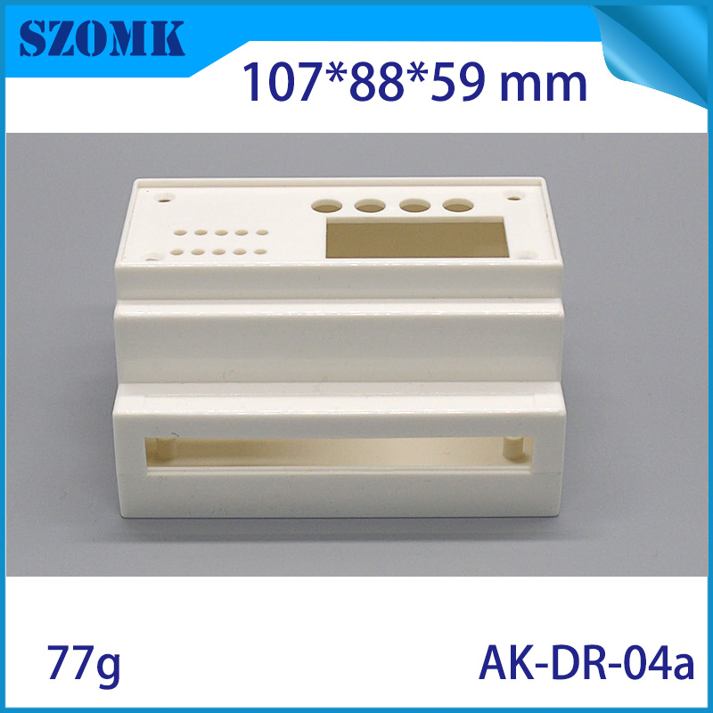 Elektronik din gehäuse anschlussdose wandmontage gehäuse elektronische schalter kunststoffbox 107 * 88 * 59mm AK-DR-04A