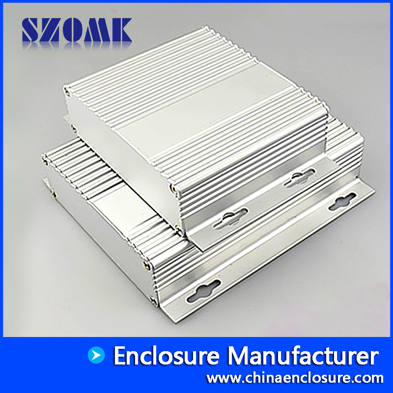 Caja eléctrica personalizada caja de aluminio anodizado gabinete de control caja de aluminio electrónica AK-C-A1 36x147xfree (mm)