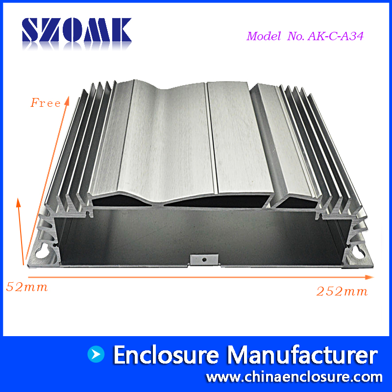 Хороший дизайн высокого качества слайдер корпус из алюминиевого сплава 52x252mm