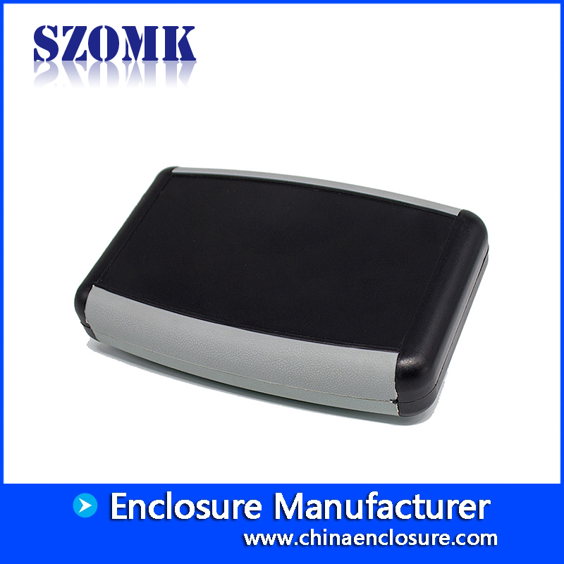Guangdong hot sale 118X78X24mm abs plastic with silicon hand held junction enclosure manufacture/AK-H-07