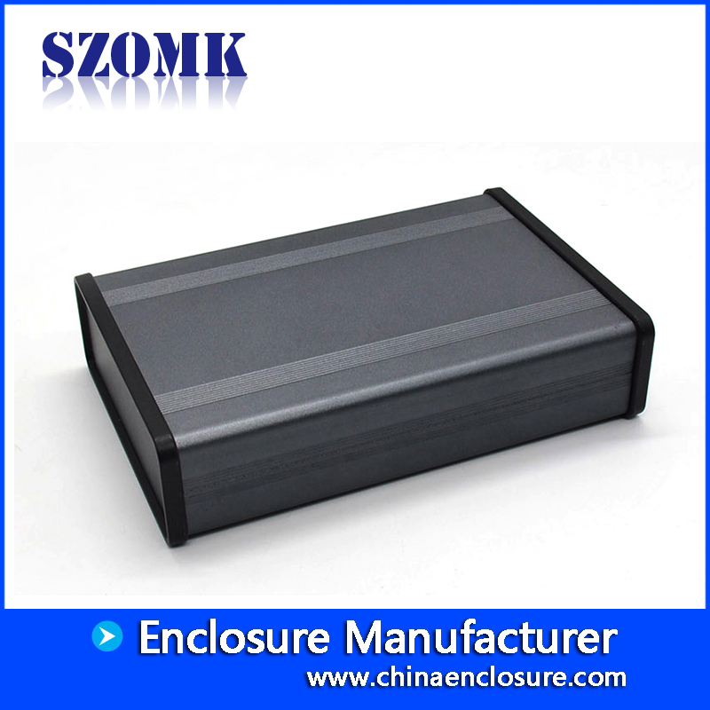 Guangdong hot sale 96X33X140 mm different color with silicone waterproof trip aluminum enclosure supply/AK-C-C37