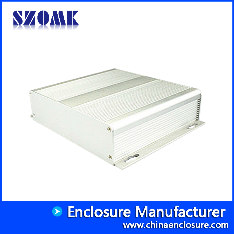 Высококачественный алюминиевый металлический корпус PCB распределительная коробка SZOMK настенный монтажный блок для электроники AK-C-A9 48 * 204 * свободный мм