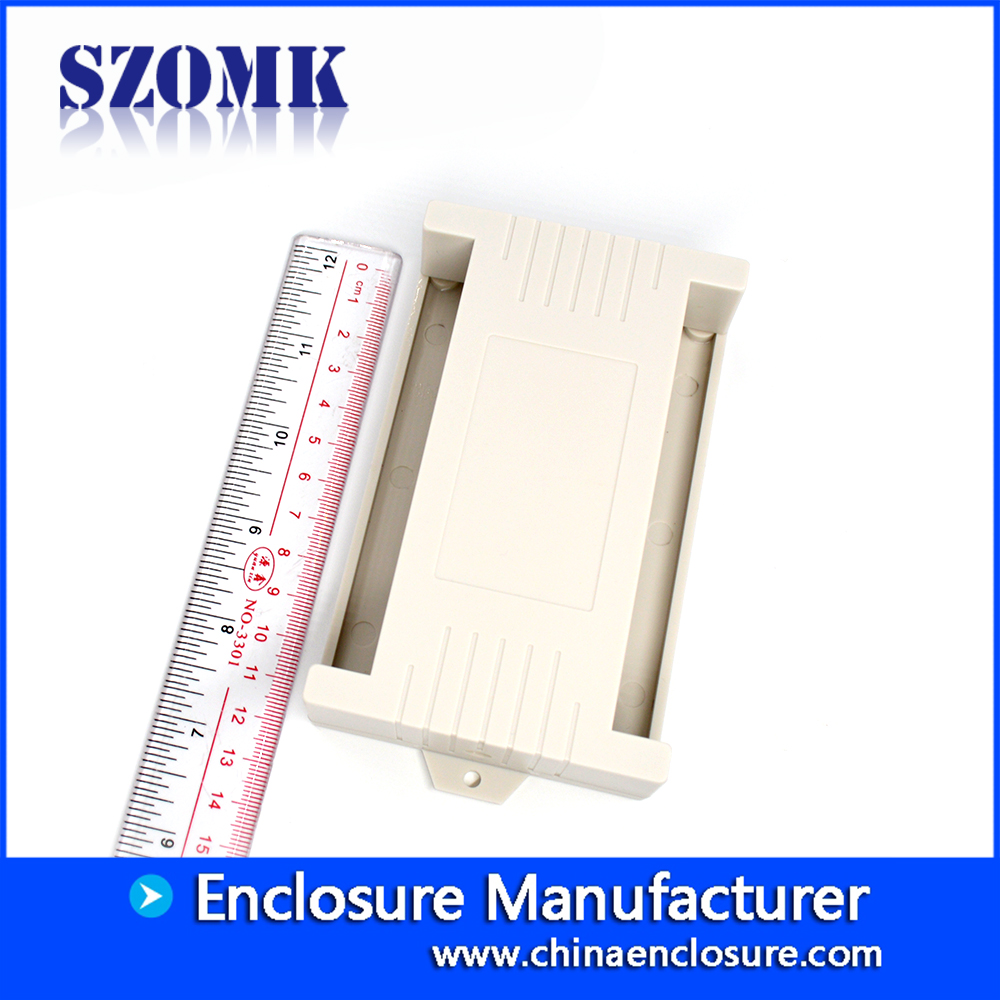 高品质DIN导轨外壳szomk abs塑料外壳，适用于电子产品AK-P-29 126 * 79 * 30mm