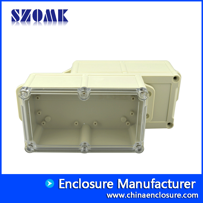 SZOMK OEM IP68 rentable con caja de plástico certificado para electrónica AK10003-A2 200 * 94 * 60 mm
