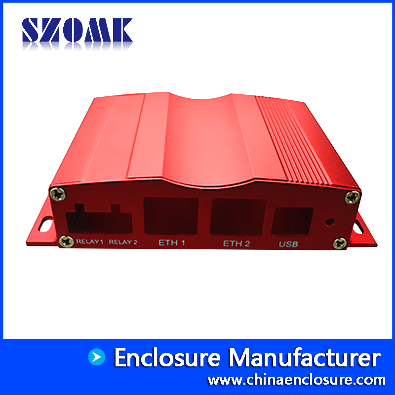 High quality metal aluminum PCB board enclosure GPS tracking box housing for power supply AK-C-A3 29*83*129mm
