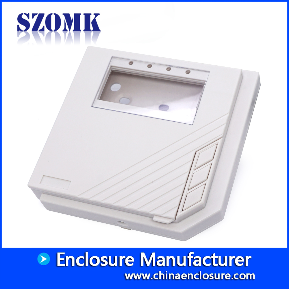 Hot selling plastic access control case with button and LED display seller AK-R-76  135*125*28mm