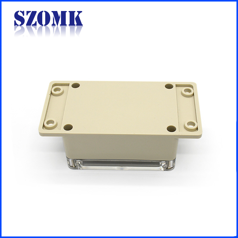 SZOMK wall mounting enclosure IP65 waterproof box abs Plastic housing for PCB AK-B-FT14 138*68*50mm
