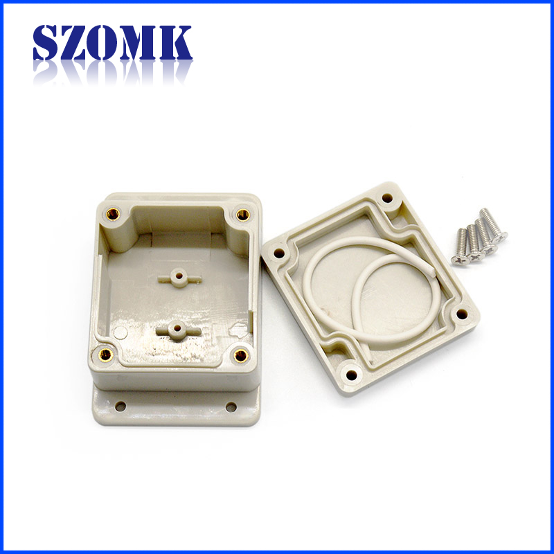 Boîtier électronique imperméable en plastique de logement de projet d'IP65 ABS pour la boîte de connexion de carte PCB / 200 * 120 * 55m / AK-01-20