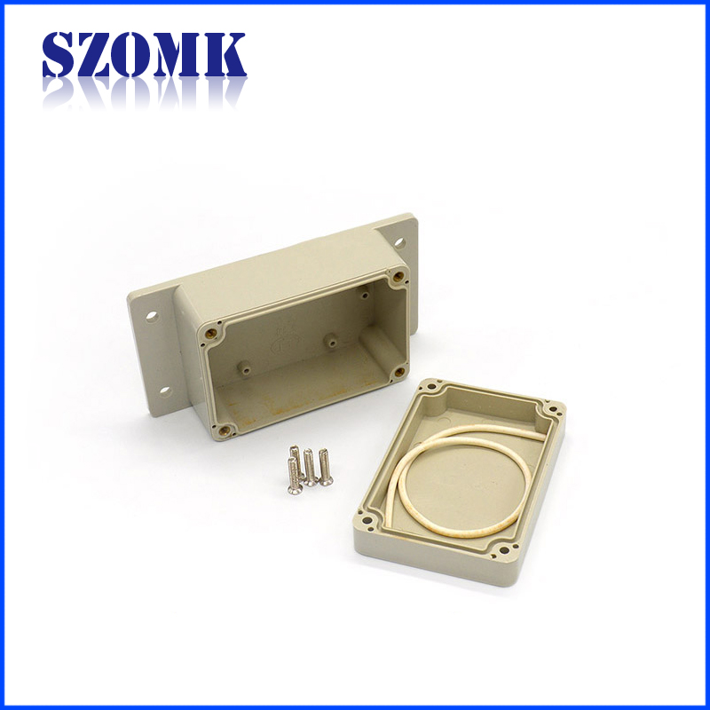 Contenitore per custodia per strumenti elettronici in plastica ABS di recinzione impermeabile in plastica IP65 / 138 * 68 * 50mm / AK-B-F14