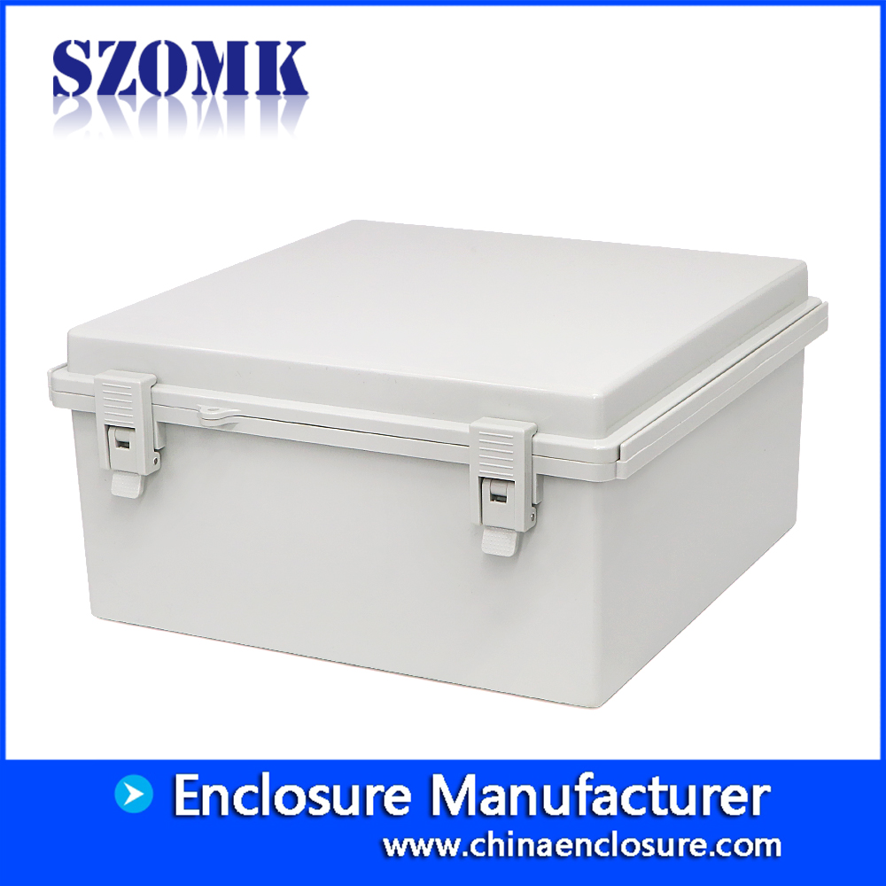 IP65 навесной пластиковый водонепроницаемый блок электроники распределительная коробка SZOMK водонепроницаемый электрический шкаф 285 * 285 * 155 мм АК-01-47