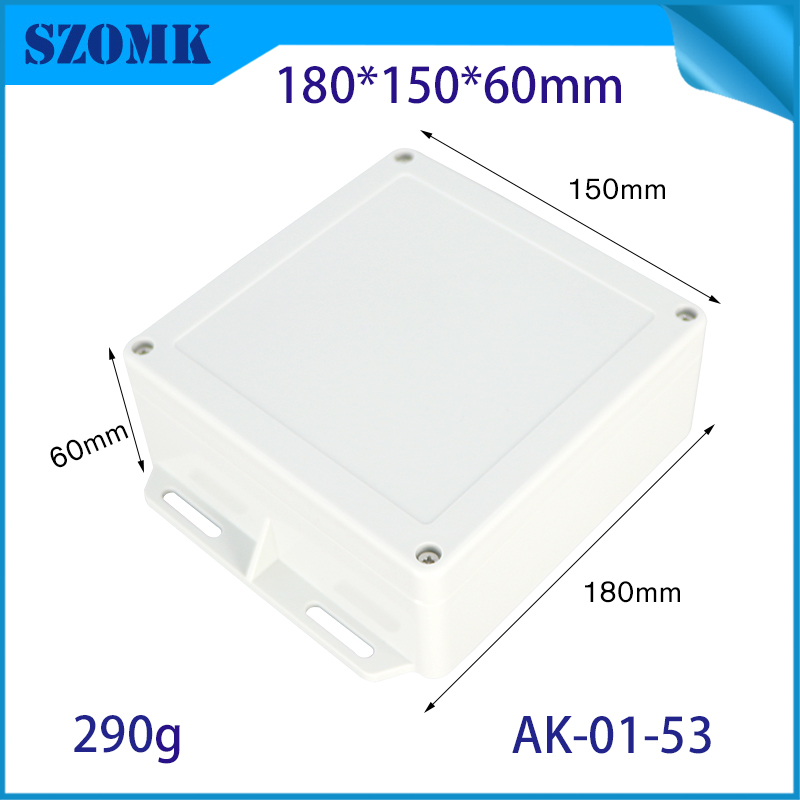 IP66 180*150*60mm Waterproof Outdoor Plastic Wall Mounting Junction box AK-01-53