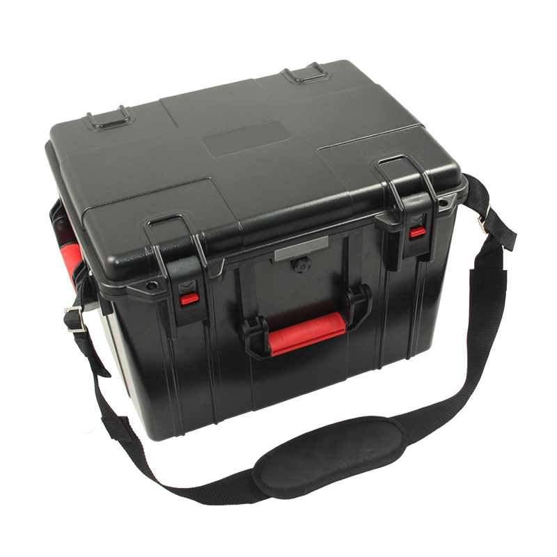 Caja de herramientas de plástico portátil de alta caja de almacenamiento de instrumentos para protección de instrumentos de precisión AK-18-08 460 * 380 * 320 mm
