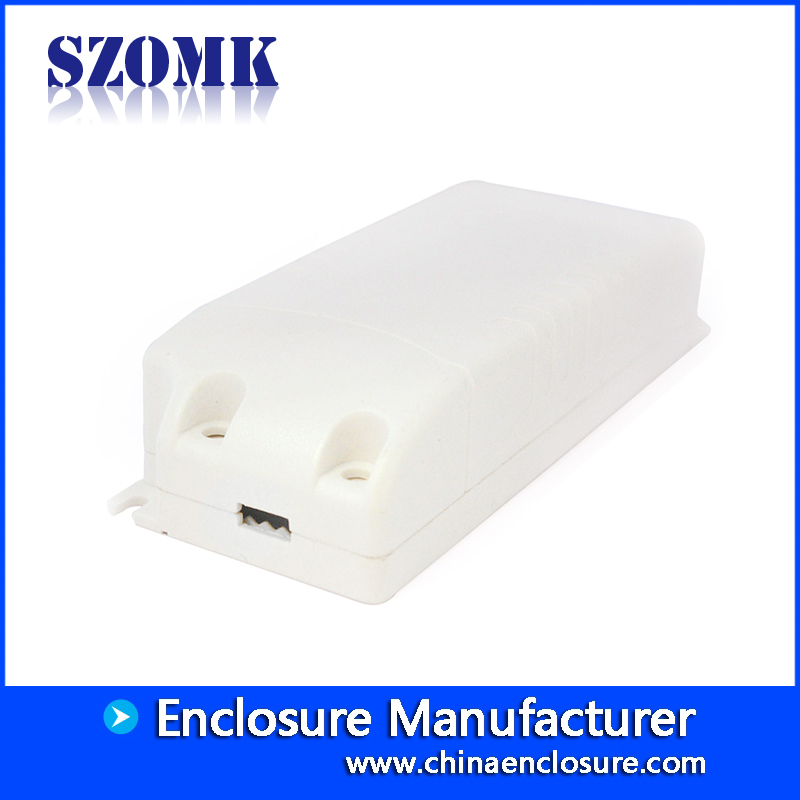 Recinto de la fuente del conductor del plástico LED del ABS del nuevo diseño de szomk / 100 * 39 * 22m m / AK-24